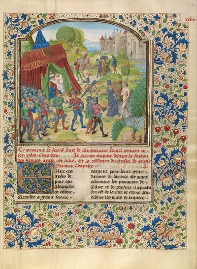 Alexanders Krankheit am Fluss Cydnus und der Tod von Sisinnes von Master of Jardin